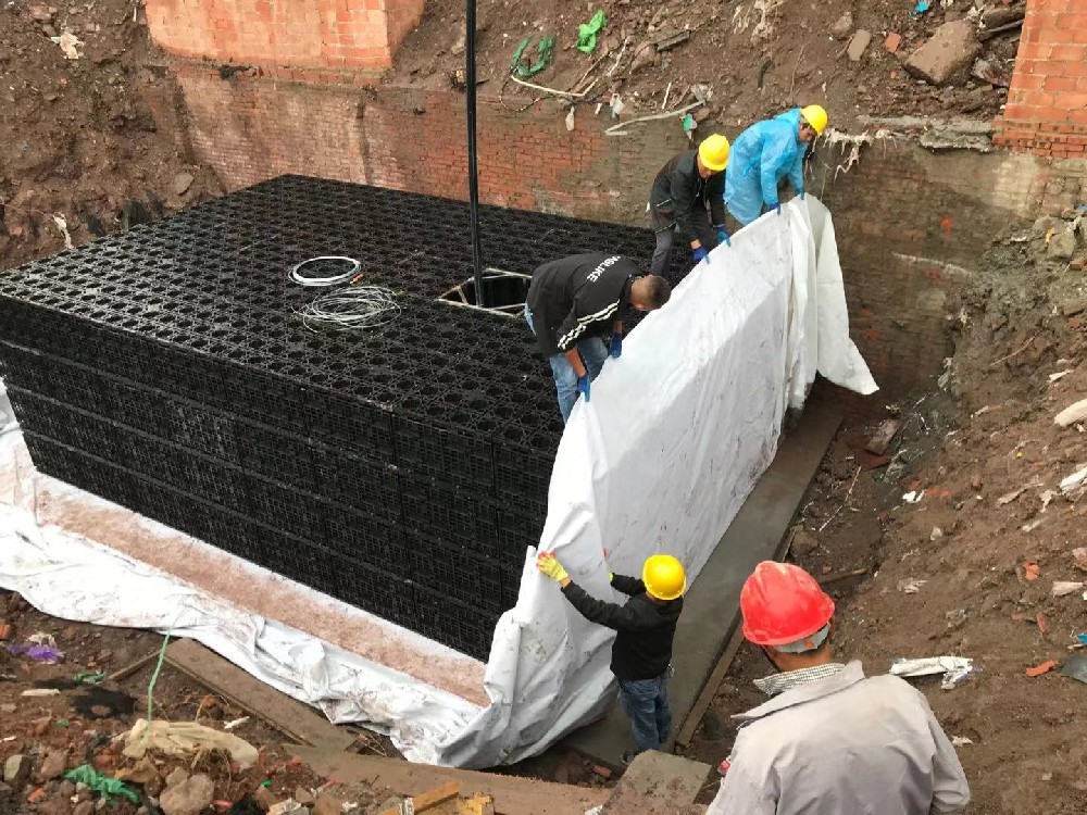 四川内江传化广场蓄水池